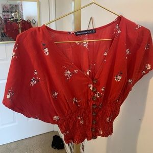 Abercrombie and Fitch floral top.